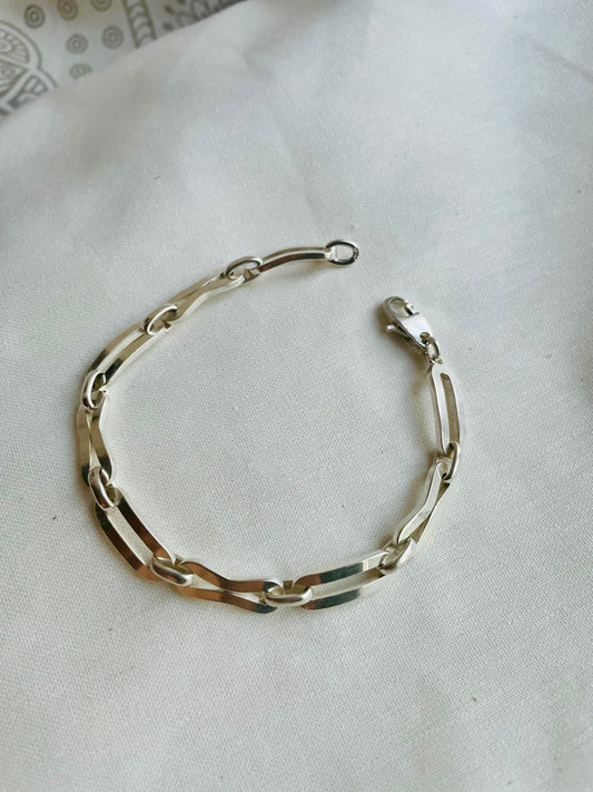 Pulsera Chapitas Plata