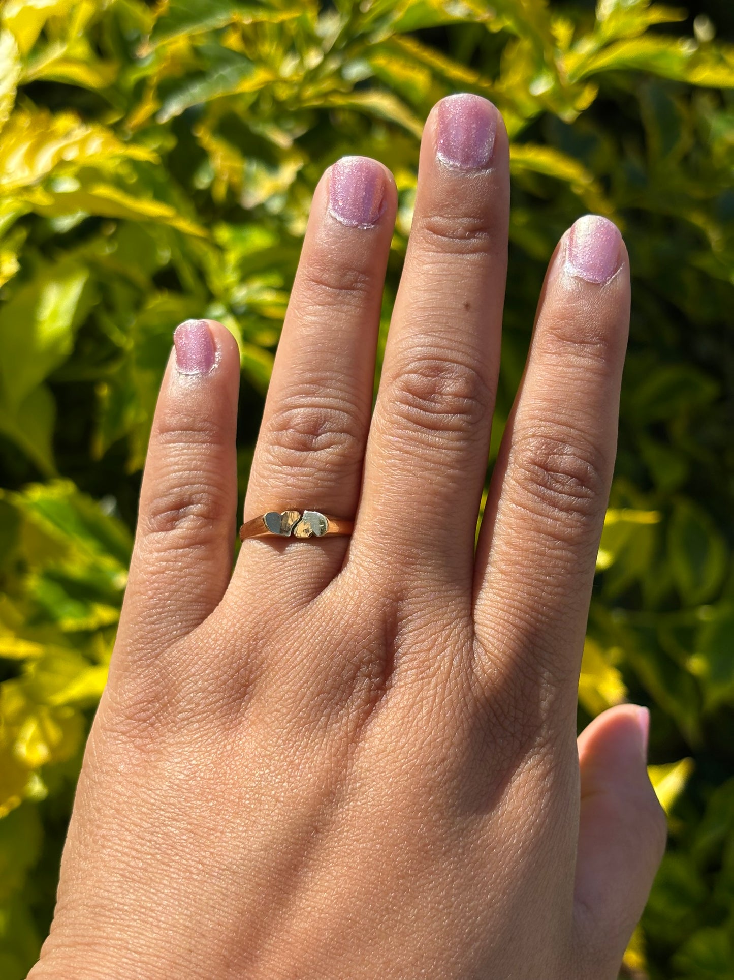 Anillo Corazones Enlazados